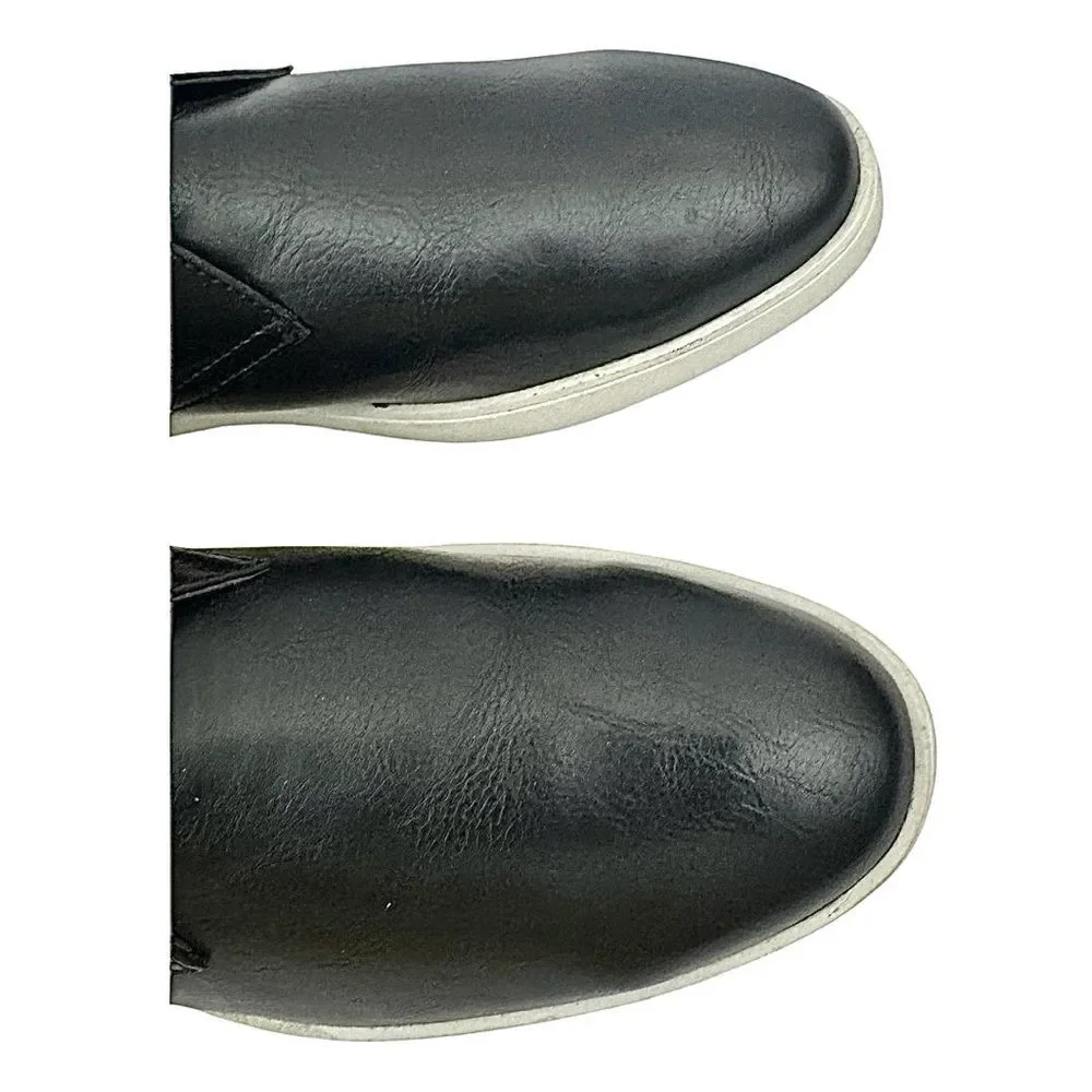 Alfani Barrett Black Leather Chukka Boots Men’s Size 10 M Macy’s Dress